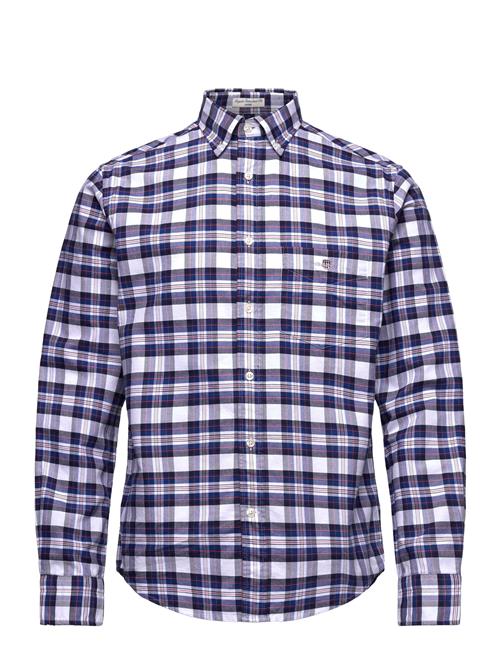 Reg Classic Oxford Check Shirt GANT White