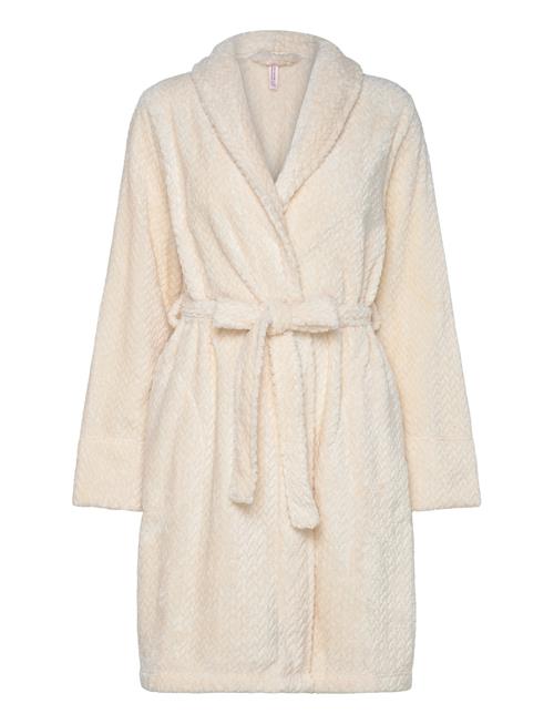 Fleece Bathrobe Hunkemöller Cream