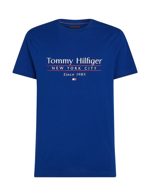 Hilfiger Center Stack Tee Tommy Hilfiger Blue