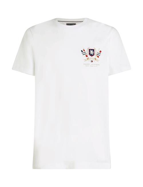 Hilfiger Colour Crest Tee Tommy Hilfiger White