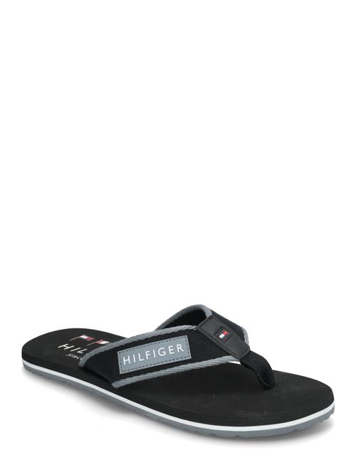 Patch Hilfiger Beach Sandal Tommy Hilfiger Black