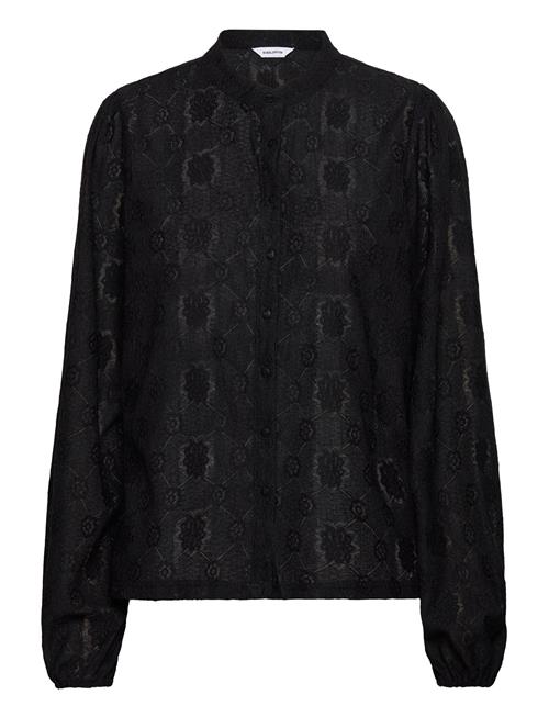 Bubbleroom Long Sleeve Button Blouse Bubbleroom Black