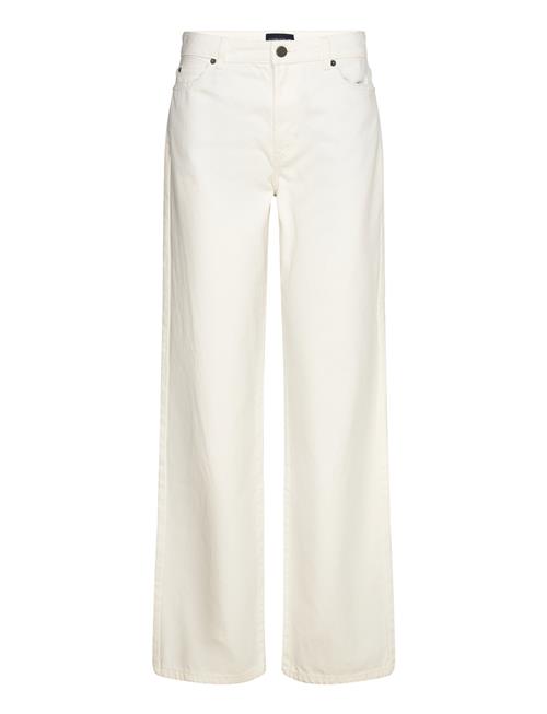 Lexington Clothing Mid-Waist Straight-Leg Jeans Lexington Clothing White