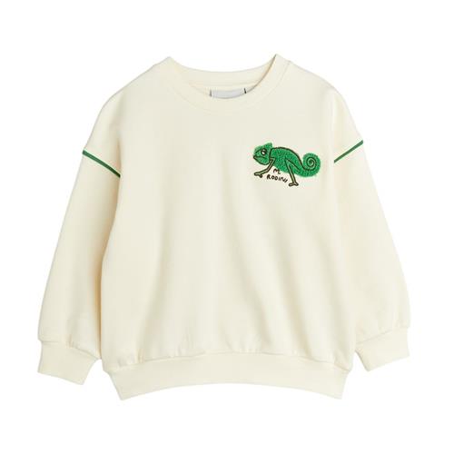 Mini Rodini GOTS Lizard Chenille Sweatshirt Offwhite 92/98 cm  Creme  92/98 cm  Unisex