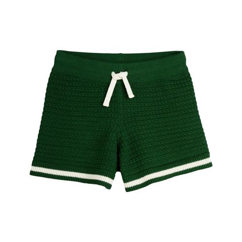 Mini Rodini GOTS Crochet Knit Shorts Green 128/134 cm  Grøn  128/134 cm  Unisex