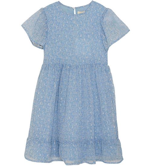 Creamie Kjole - Flower Lurex - Forever Blue