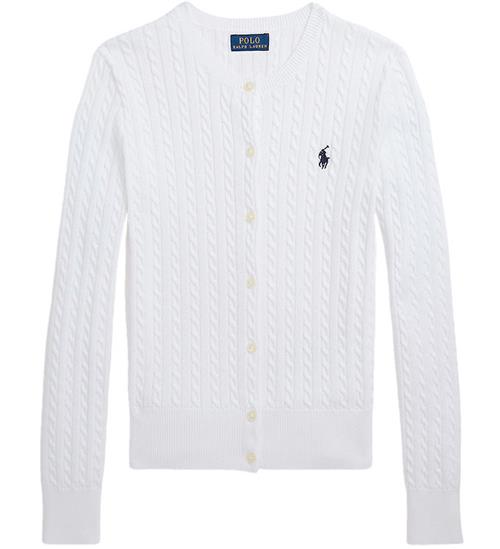 Polo Ralph Lauren Cardigan - Strik - Cable - Hvid