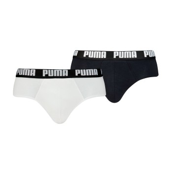 Puma 2P Men Everyday Brief Hvid/Sort bomuld Small Herre