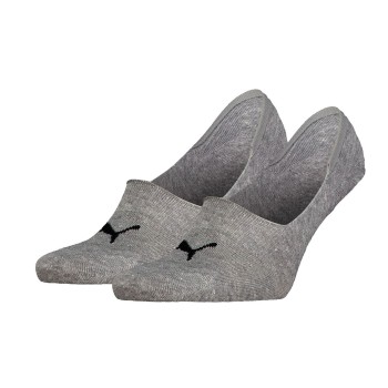 Puma Strømper 2P Unisex Mid Cut Footie Socks Grå Str 35/38