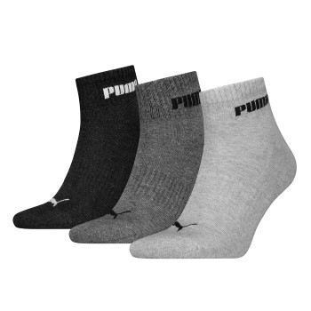 Puma Strømper 3P Unisex New Generation Cushioned Quarter Sock Grå Str 35/38