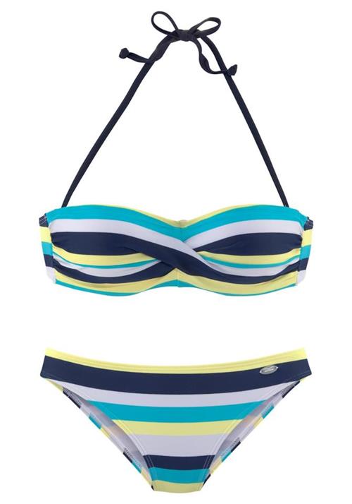 VENICE BEACH Bikini  navy / lyseblå / gul / hvid