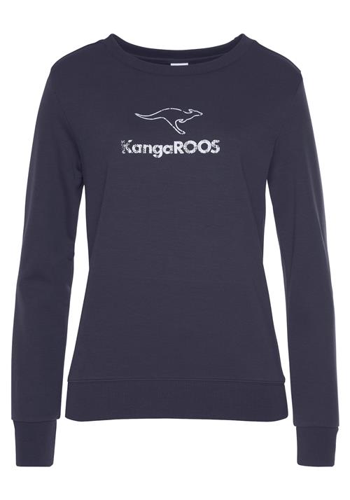 KangaROOS Sweatshirt  navy / hvid