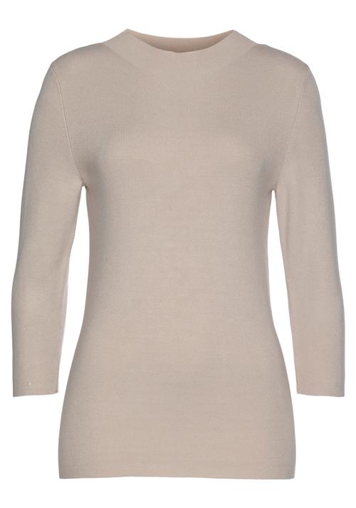 LASCANA Pullover  beige-meleret