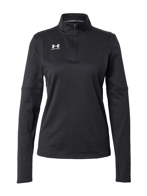 UNDER ARMOUR Funktionsbluse 'Challenger'  sort / hvid