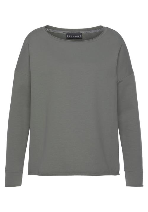 Elbsand Sweatshirt  lysegrøn / mørkegrøn