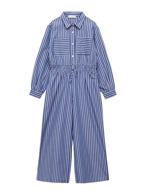 MANGO KIDS Overall 'Wendy'  safir / hvid