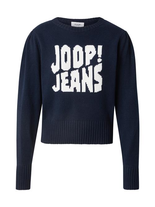 JOOP! Jeans Pullover 'Kali'  mørkeblå / hvid