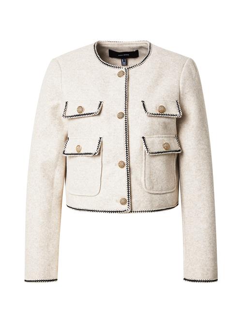 VERO MODA Overgangsjakke 'VMFORTUNEBAND'  beige-meleret / sort