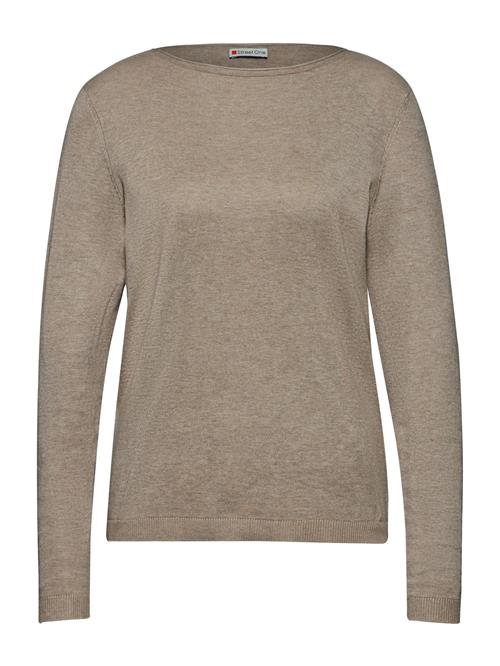 STREET ONE Pullover  beige-meleret