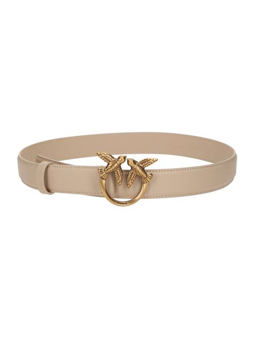 Se PINKO Bælte 'LOVE BERRY'  beige / guld ved About You