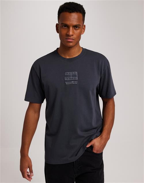 Tommy Jeans Tjm Reg Tonal Flag Tee Printed t-shirts Grå