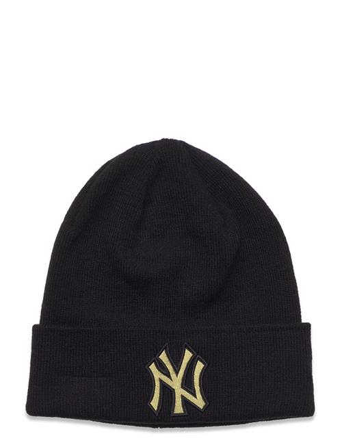 Metallic Badge Beanie Neyyan New Era Black