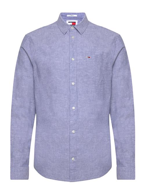 Tjm Reg Linen Blend Shirt Tommy Jeans Blue