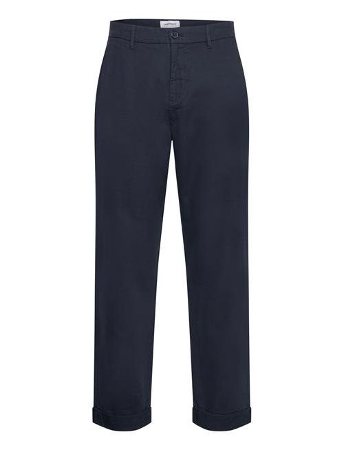 Wide Fit Twill Pants Lindbergh Navy