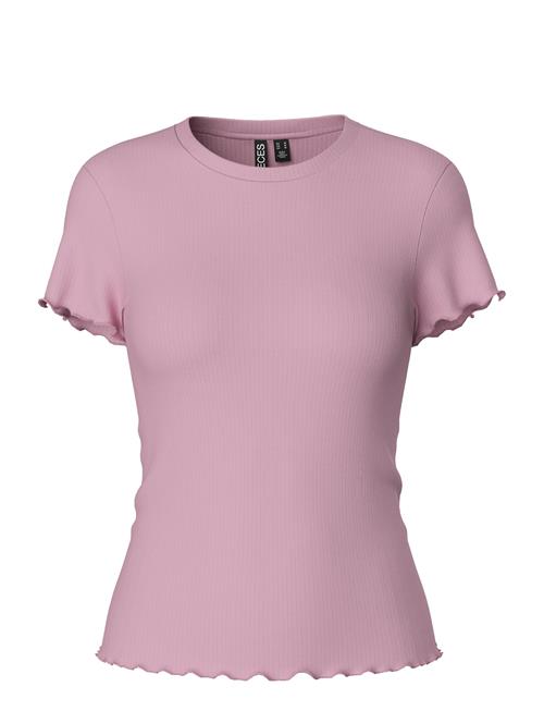 Pcnicca Ss O-Neck Top Jrs Noos Pieces Pink