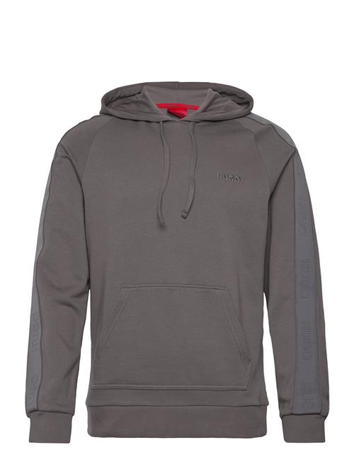 Tonal Logo Hoodie HUGO Grey