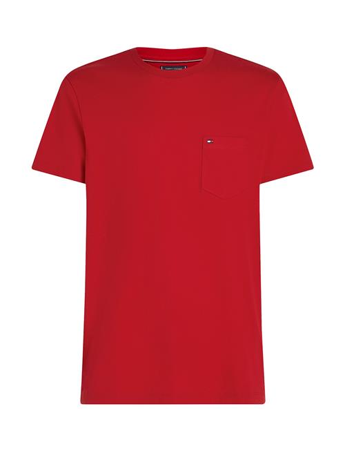 Essential Solid Pocket Tee Tommy Hilfiger Red