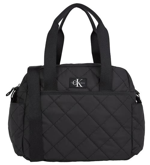 Calvin Klein Pusletaske - Quiltet - Ck Black