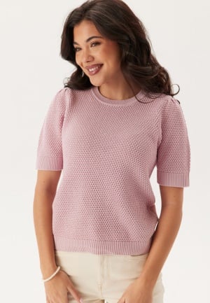 VILA Vidalo O-Neck S/S knit top Winsome Orchid XXL