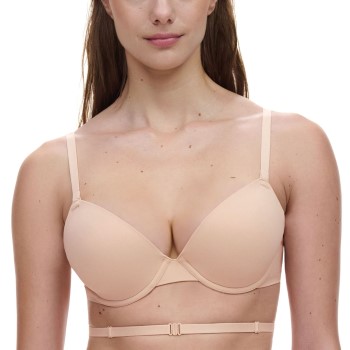 Chantelle Bh EasyFeel Open Back T-shirt Bra Beige Large Dame