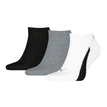 Puma Strømper 3P Lifestyle Sneaker Socks Hvid/Grå Str 35/38