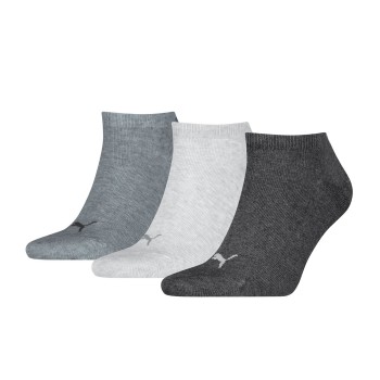 Puma Strømper 3P Sneaker Socks Grå Str 47/49