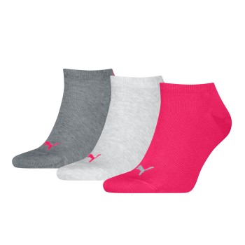 Puma Strømper 3P Sneaker Socks Rosa Str 35/38