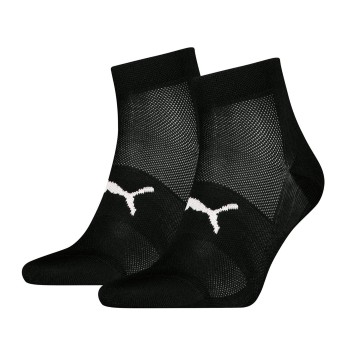 Puma Strømper 2P Sport Light Quarter Socks Sort Str 39/42