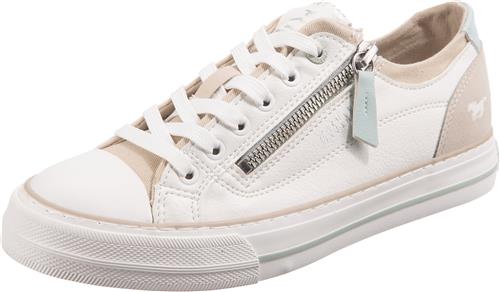 Se MUSTANG Sneaker low  mørkebeige / hvid ved About You