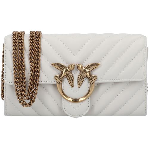 PINKO Clutch 'Love One'  guld / hvid