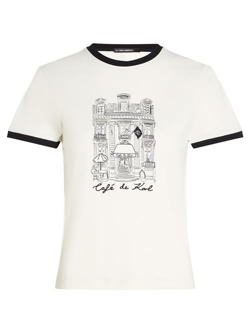 Karl Lagerfeld Shirts 'KL x Jorge Parra'  sort / hvid