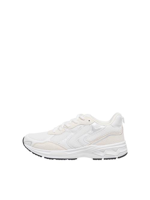 ONLY Sneaker low 'ONLJade'  beige / sølv / hvid