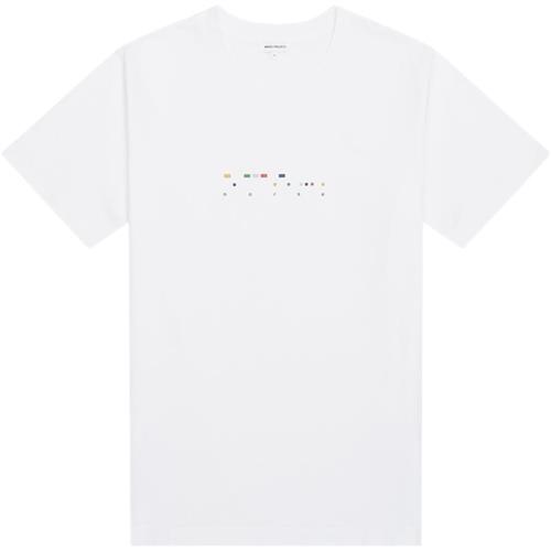 Norse Projects - JOHANNES ORGANIC CODE PRINT T-SHIRT N01-0689 T-shirts