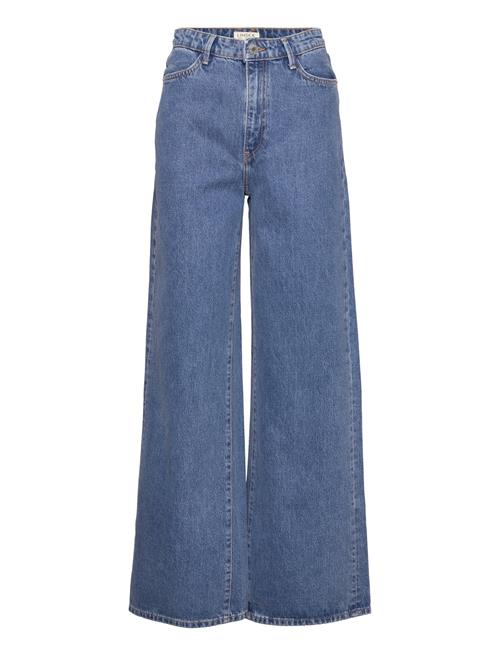 Se Trousers Denim Jackie Retro Bl Lindex Blue ved Booztlet