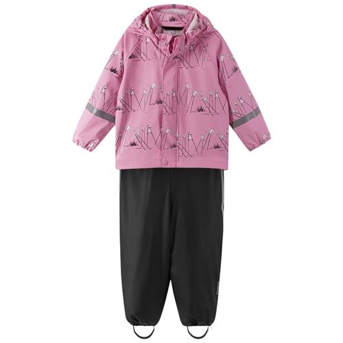 Reima Moomin Plask Regnsæt Rose Pink 80 cm  Lyserød  80 cm  Unisex