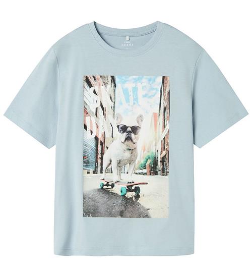 Name It T-shirt - NkmVoto - Celestial Blue/Skate Day