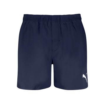 Puma Badebukser Mid Length Swim Shorts Marineblå polyester Small Herre