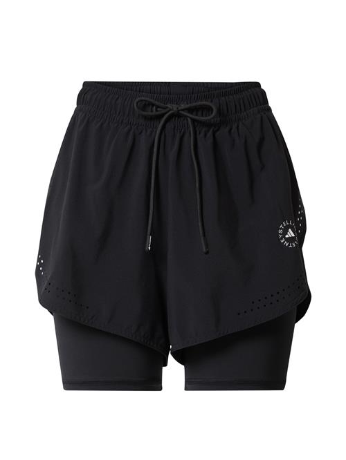 ADIDAS BY STELLA MCCARTNEY Sportsbukser 'Truepurpose'  sort / hvid