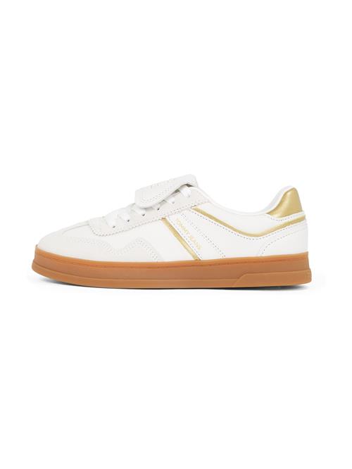 Se Tommy Jeans Sneaker low 'THE GREENWICH'  guld / hvid / offwhite ved About You