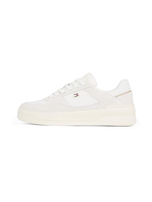 TOMMY HILFIGER Sneaker low 'ESSENTIAL'  ecru / guld / hvid